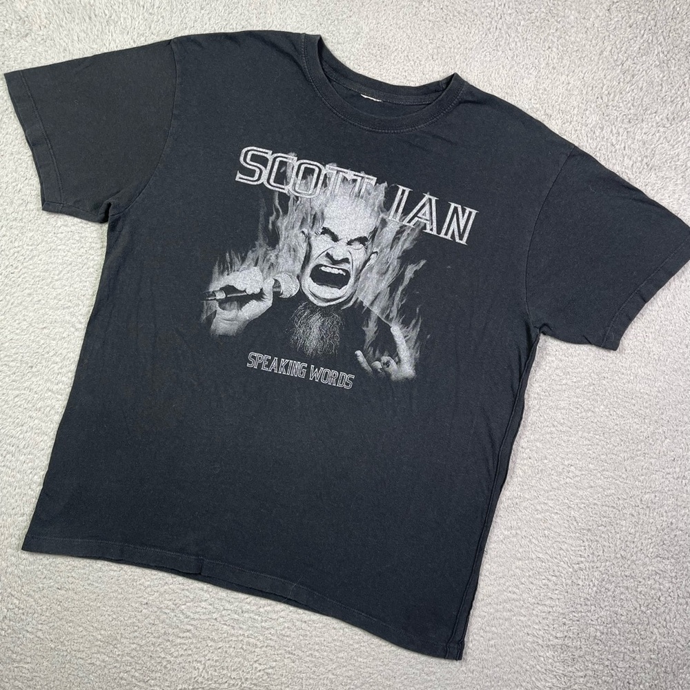 Anthrax Scott Ian Swearing Words T-shirt
